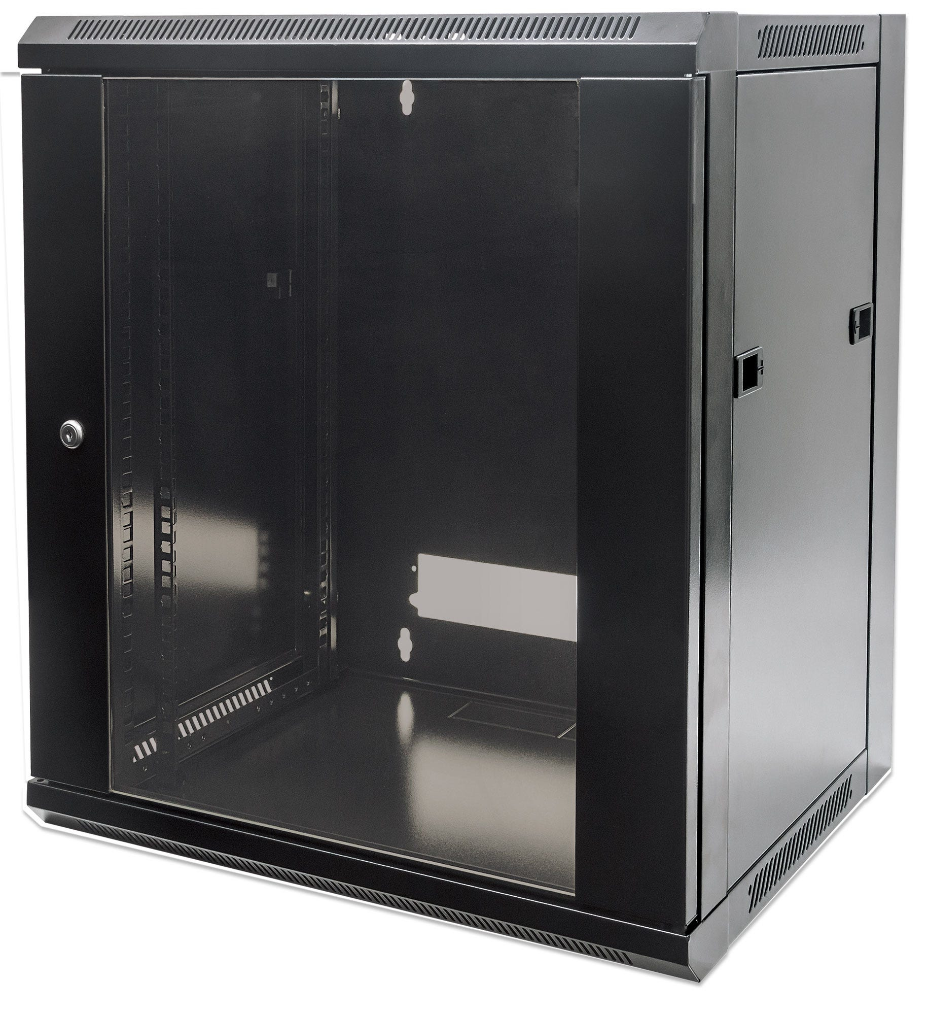 GABINETE RACK CERRADO 19" 6U MONTAJE PARED 570X450 DESARMADO 711715