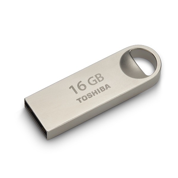 MEMORIA TOSHIBA 16 GB MINI USB 2.0 U401 METALICA THNU401S0160U4
