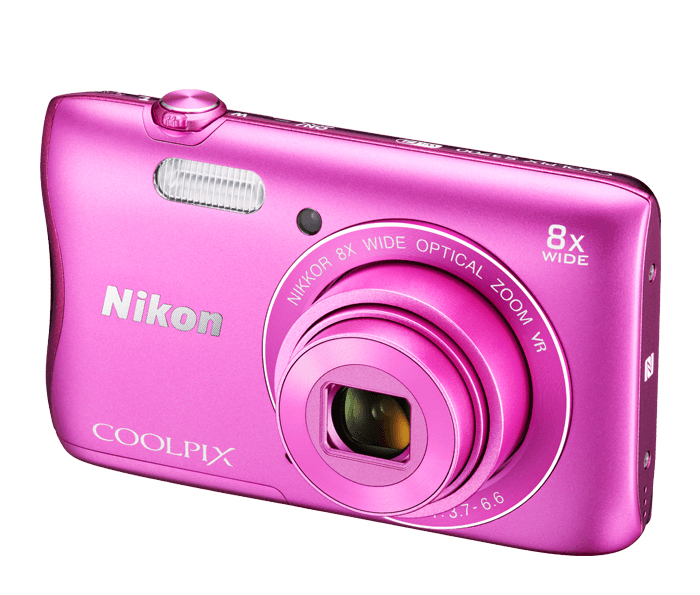 CAMARA NIKON 20.1MP CCD 8X (16 X ZOOM) LVR WIFI/NFC S3700 PIN