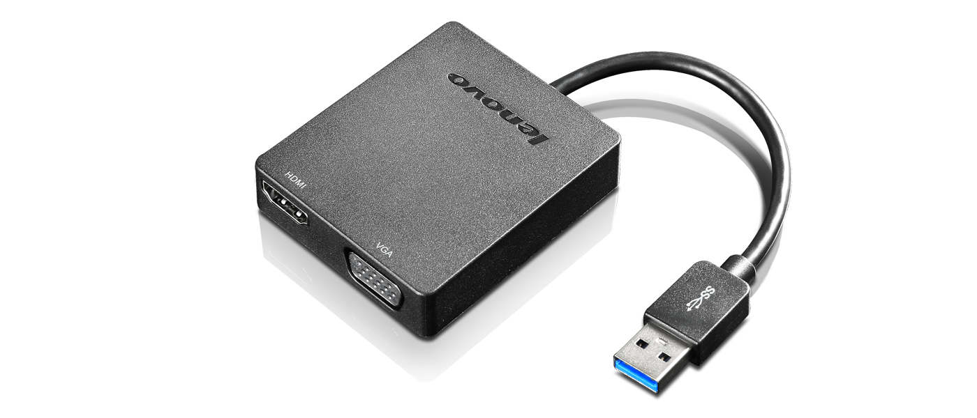 ADAPTADOR LENOVO USB 3.0 A VGA/HDMI UNIVERSAL 4X90H20061