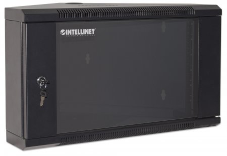 GABINETE RACK CERRADO 19" 6U MONTAJE PARED ESQUINA 600X430 60KG 714624