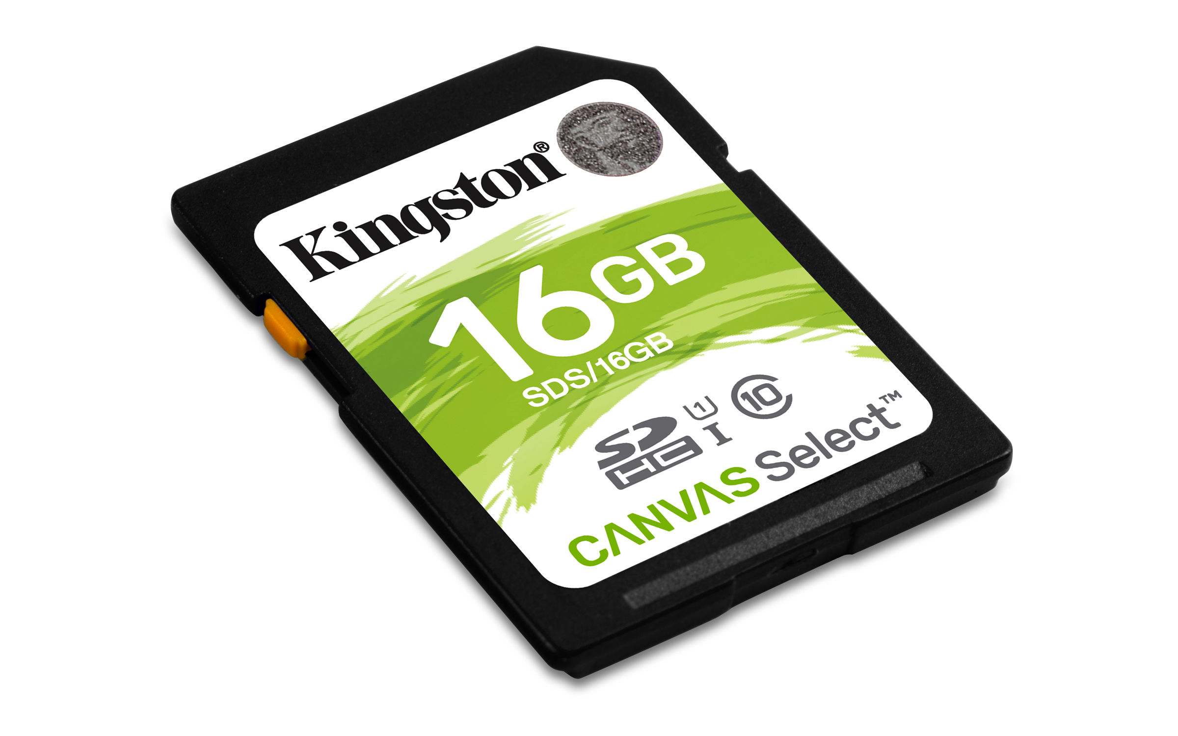 MEMORIA SD KINGSTON CLASE10 SDHC Canvas Select 80R CL10 UHSI(SDS/16GB