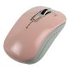 Mouse Inalámbrico PERFECT CHOICE Essentials - Rosa, Inalámbrico, 800/1200/1600 DPI