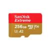 MEMORIA SANDISK EXTREME 256GB MICRO SDXC 190MB/S 4K CLASE 10 A2 V30 C/ADAPTADOR SDSQXAV-256G-GN6MA