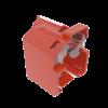 Kit de 10 Dispositivos Recubiertos para Impedir Desconexión de Plug RJ45, Color Rojo, Incluye Herra