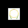 Jumper de Fibra Optica Monomodo 9/125 OS2, SC/APC-SC/APC Simplex, OFNR (Riser), Color Amarillo, 5 Me