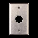 Placa de Pared Reforzada, de Acero Inoxidable, Para Uso Industrial, de 1 Puerto XFP-S-01-SS