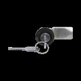 Chapa con 2 llaves para Gabinetes de Acero marca PRECISION. PST407