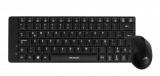 Kit teclado y mouse inalambrico ACTECK AC-916622 - Mini, 79 teclas, Negro, 10 m