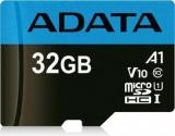 Micro SD ADATA PREMIER (A1 V10) - 32 GB, 100 MB/s, 25 MB/s, Negro, Clase 10