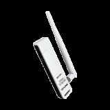 Adaptador USB inalámbrico de alta ganancia N 150 Mbps 2.4 GHz con 1 antena desmontable de 4dBi TL-WN722N