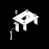 Anclaje para barreras CAME 119-RIG006