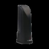 Antena de escritorio tipo cilindro color negra. Cubre las bandas de frecuencia celular. Especial para amplificadores y dispositivos celulares 4G y 3G. Con 1.52 m de cable RG-174 y con conector SMA macho. 301-211
