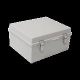 Gabinete de Plástico ABS, Uso en Intemperie (170 x 220 x 110 mm) Cierre por broche. PST-1722-11E