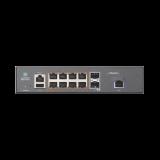 Switch cnMatrix EX1010-P  de 8 puertos PoE 802.3af/at y 4 SFP, 75 W,  Capa 2,  gestión en la nube MX-EX1010PXA-0