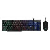 Kit de Teclado y Mouse Yeyian YKP-20705 - Juego, Negro