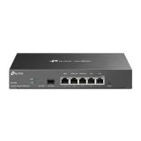 Router VPN - SDN Multi-WAN Gigabit, 1 puerto LAN Gigabit, 1 puerto WAN Gigabit, 1 puerto WAN SFP, 2 puertos Auto configurables LAN/WAN, 150,000 Sesiones Concurrentes, Administración Centralizada OMADA SDN ER7206