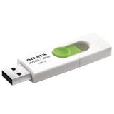Memoria USB ADATA AUV320-32G-RWHGN - Blanco/Verde, 32 GB, USB 3.2