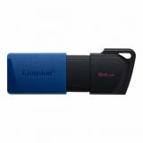 Memoria USB  Kingston Technology DTXM/64GB - Azul / Negro, 64 GB, USB