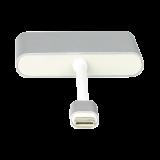 Adaptador Multipuerto USB-C 3.1 A HDMI 4K / USB 3.0 / USB – C /  Alta Velocidad de Transmisión de Datos / Admite Carga Rápida (PD) en el Puerto USB – C TT-USB-CAV