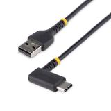 CABLE 2M DE CARGA USB A USB C ACODADO - USB 2.0 - TIPO C R2ACR-2M-USB-CABLE