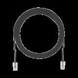 Cable de Parcheo UTP Cat6A, CM/LSZH, Diámetro Reducido (28AWG), Color Negro, 12ft UTP28X12BL