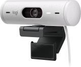 Cámara Web Logitech Brio 500 FHD Resolución 1080p Corrección Iluminación Encuadre Automático Color Blanco Crudo 960-001426