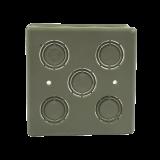 Caja Cuadrada  de 1/2\" - 3/4\" para PVC Conduti Pesado. ATUP34CA