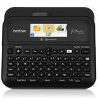 Impresora de etiquetas portátil PTD610BT - bluetooth, usa etiquetas laminadas TZE, TZES, TZEFX hasta 24 mm de ancho, incluye adaptador AC