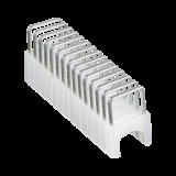 Grapas con Aislamiento,  para Cables CAT3 y CAT5e, Cable de Altavoz y Cable de seguridad de hasta 1/4\'\' × 5/16\'\' (6 mm × 8 mm). 450-001
