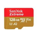 MEMORIA SANDISK EXTREME 128GB MICRO SDXC 190MB/S 4K CLASE 10 A2 V30 C/ADAPTADOR SDSQXAA-128G-GN6MA