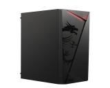 MAG SHIELD M301 Gabinete MSI MAG Shield M301 Negro LED Rojo Ventilador 120mm Micro ATX Mini ITX