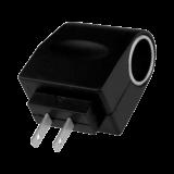 Convertidor de Corriente de 110 / 240 Vca a 12 Vcc / 500 mAh con enchufe para encendedor de cigarrillos. CON-VCIG