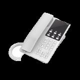 Teléfono IP Hotelero Wi-Fi, 2 líneas SIP con 2 cuentas, codec Opus, IPV4/IPV6, color blanco, con gestión en la nube GDMS GHP620W