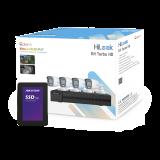 Kit TurboHD 1080p + SSD 512 GB / DVR 4 Canales / 4 Cámaras Bala ColorVu con Micrófono Integrado / Fuente de Poder / Accesorios de Instalación HL-1080-CV/A/512GB