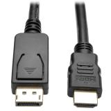 Cable Adaptador  TRIPP-LITE P582-006-V2 - 1.83 m, DisplayPort, HDMI, Negro