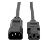 Cable de Alimentación P004-006-13A para PDU - C13 a C14 - 13A, 250V, 16 AWG, 1.83 m [6 pies], Negro