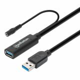153768 Cable USB V3.0 Ext. Activa 15.0M Negro - 