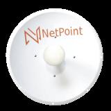 Antena Direccional / 3 ft / 5.9-7 GHz / Ganancia 32 dBi / SLANT de 45 ° y 90° / Incluye Jumpers con conector N-Macho a RSMA / montaje incluido. NP6