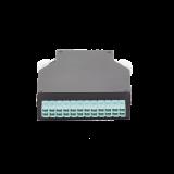 Distribuidor de Fibra Óptica para Riel Din, 12 Acopladores LC/UPC Duplex Multimodo con Charola de Empalme LP-RDLCUMM
