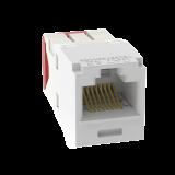 Conector Jack RJ45 Estilo TG, Mini-Com, Categoría 5e, de 8 posiciones y 8 cables, Color Blanco CJ5E88TGWH