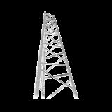 Torre Autosoportada de 64 ft (19.5m) Titan T300 Galvanizada (incluye anclaje) TRY-T64-T300-BOX