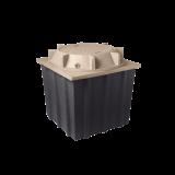 Registro Manhole con tapa de concreto polimérico 4 ft x 4 ft x 4 ft LP-MH-4X4X4