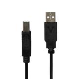 CABLE VORAGO CAB-AB018 PARA IMPRESORA  USB/AB 2.0 1.8 MTS - 
