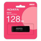Memoria USB de 128GB UR310 3.2 Gen 1 (retro compatible 3.0 y 2.0) - diseño material reciclado sin tapa. NEGRO. UC310-128G-RBK