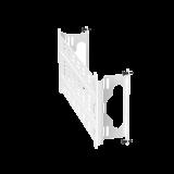 Accesorio Para Montaje de Equipos o Dispositivos en Gabinetes Multipropósito, de Instalación a Presión, de Acero, Color Blanco MSSHLF