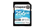 KINGSTON MEMORIA 256GB SDXC    FLSH CANVAS GO PLUS C10 UHS-I U3 V30 SDG3/256GB