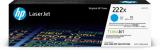 HP 222X HIGH YIELD CYAN        INK LASERJET TONER CARTRIDGE W2221X