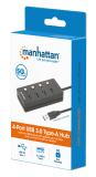 HUB USB V3.2 4 PTOS A INTERRUPTPERP OR DE ENCENDIDO/APAGADO 180887