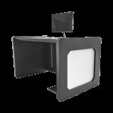 Estación Mobiliaria Profesional de Monitoreo y Control / Videovigilancia / Acceso / Alarmas / Etc... / Metálica / Color Gris Oxford DESK01/B